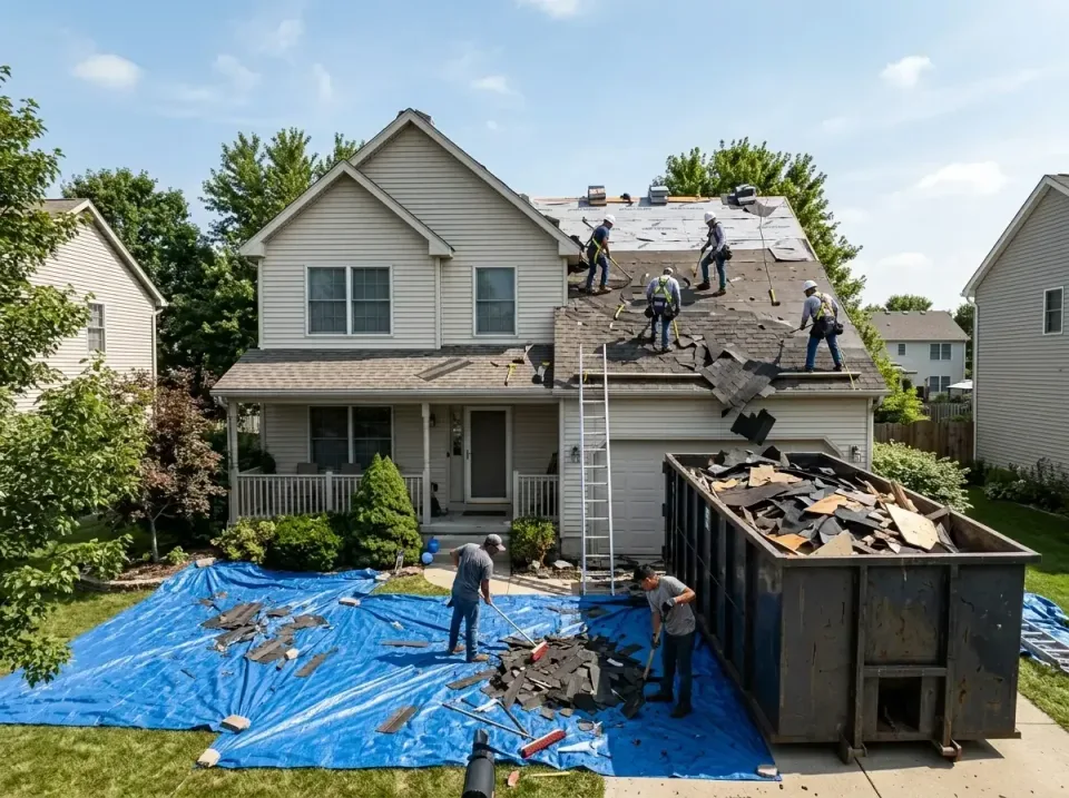 roof-replacement-debris-remova-004 — frequently asked questions, Cheapest Dumpster Rentals in Bay Minette, AL